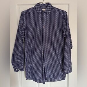 Ben Sherman Tailored Slim Fit Stretch Button Down Long Sleeve Shirt Mens15 32/33